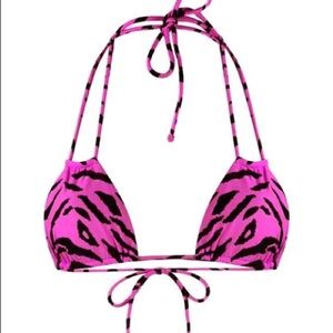 YSL Zebra- Print Bikini Top!